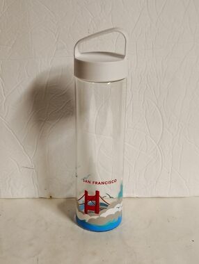 Starbucks You Are Here Collection San Francisco Glass Drinking Tumbler 18.5 Oz